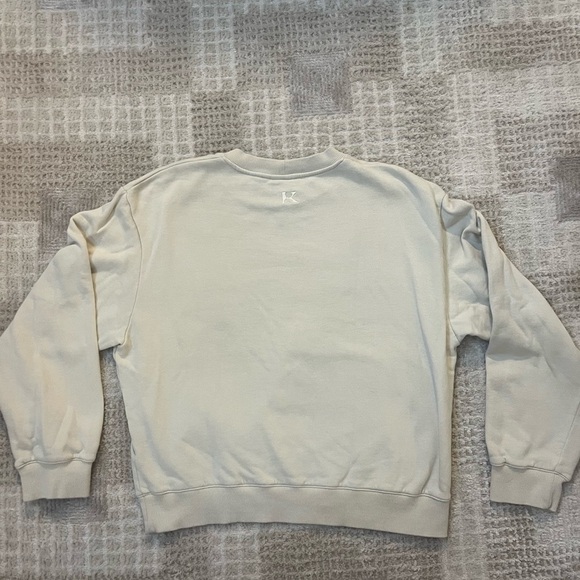 The Kooples Cream Crewneck Sweatshirt size 0 - Picture 3 of 4